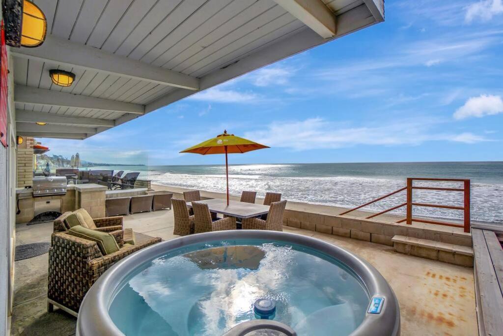 On The Sand!! Private Beach! Ocean Front Hot Tub!! Dana Point Esterno foto