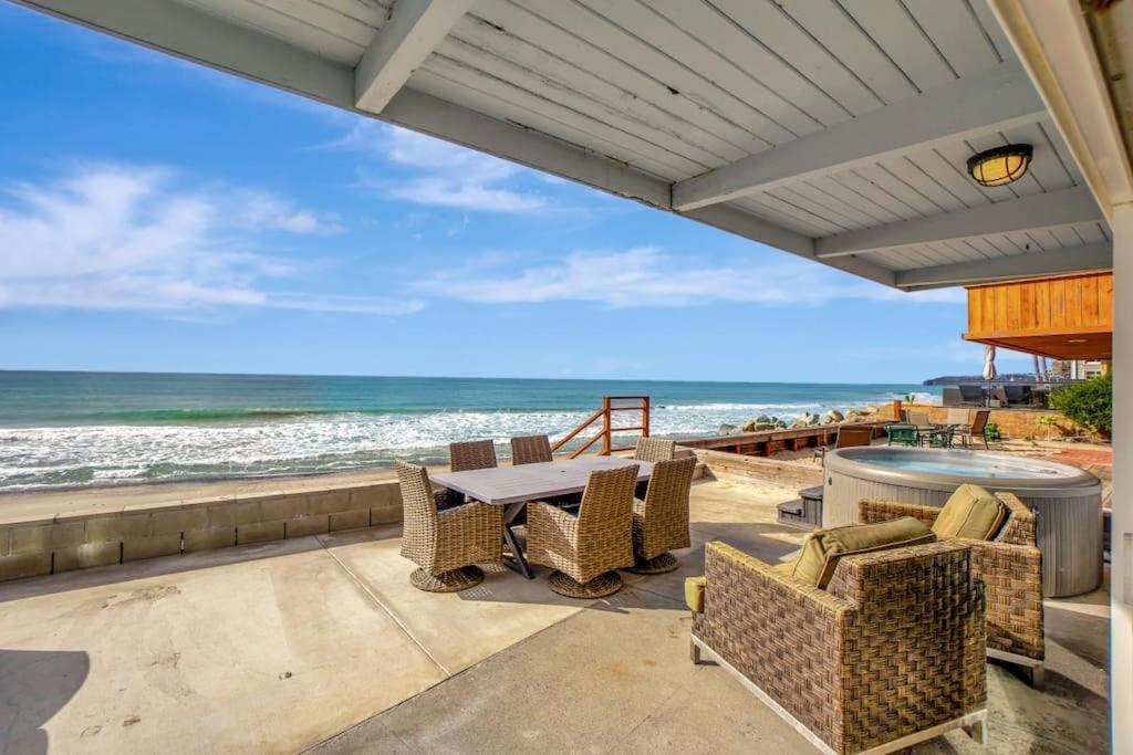 On The Sand!! Private Beach! Ocean Front Hot Tub!! Dana Point Esterno foto