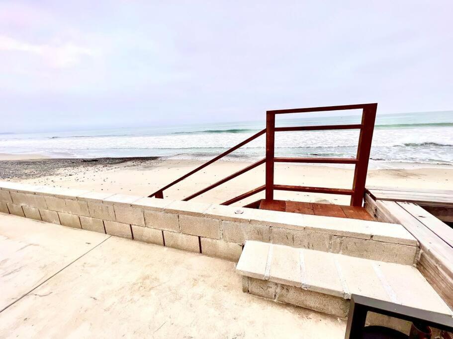 On The Sand!! Private Beach! Ocean Front Hot Tub!! Dana Point Esterno foto